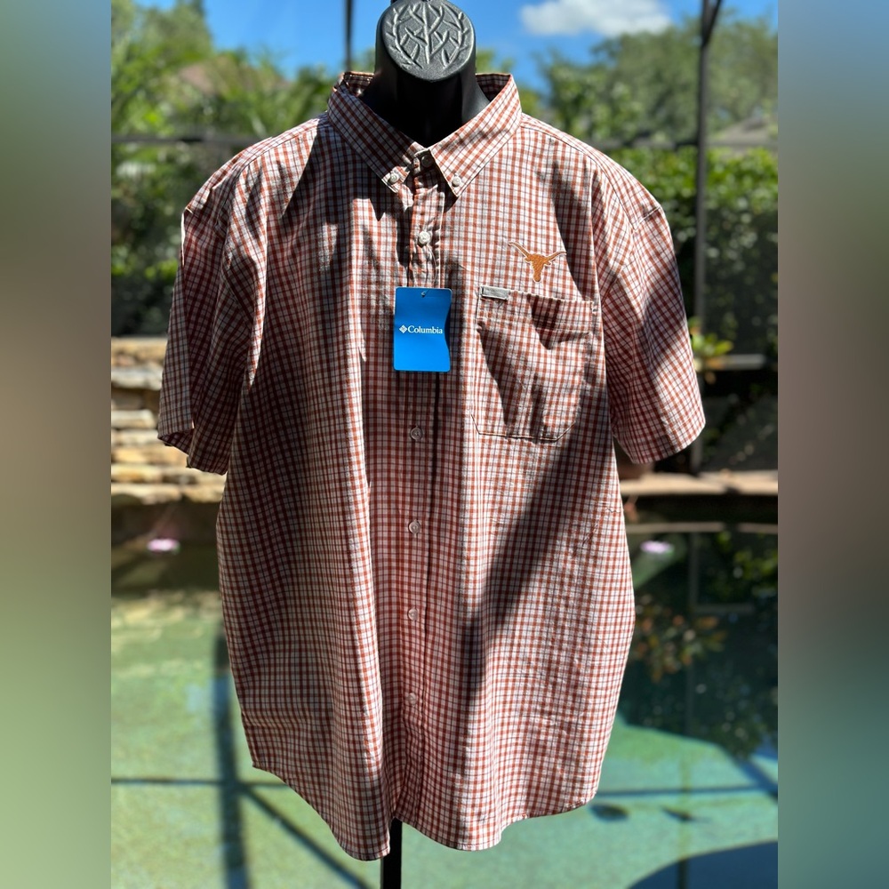 COLUMBIA TEXAS LONGHORNS‎ BUTTON DOWN SHIRT (XXL)
